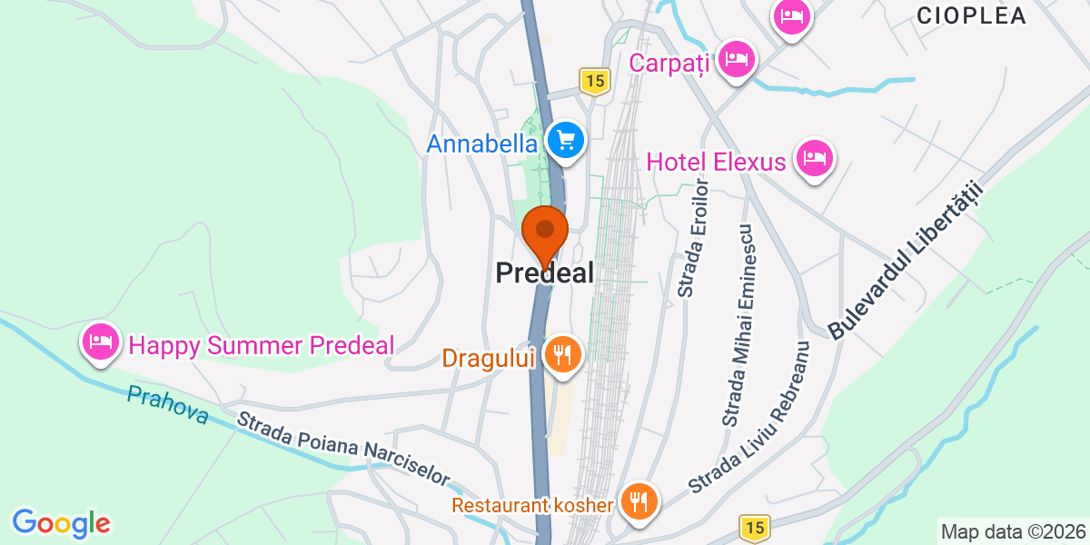 Hartă - Predeal