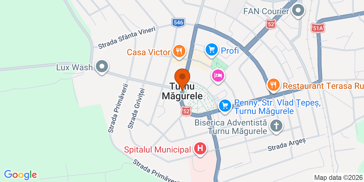 Hartă - Turnu Măgurele