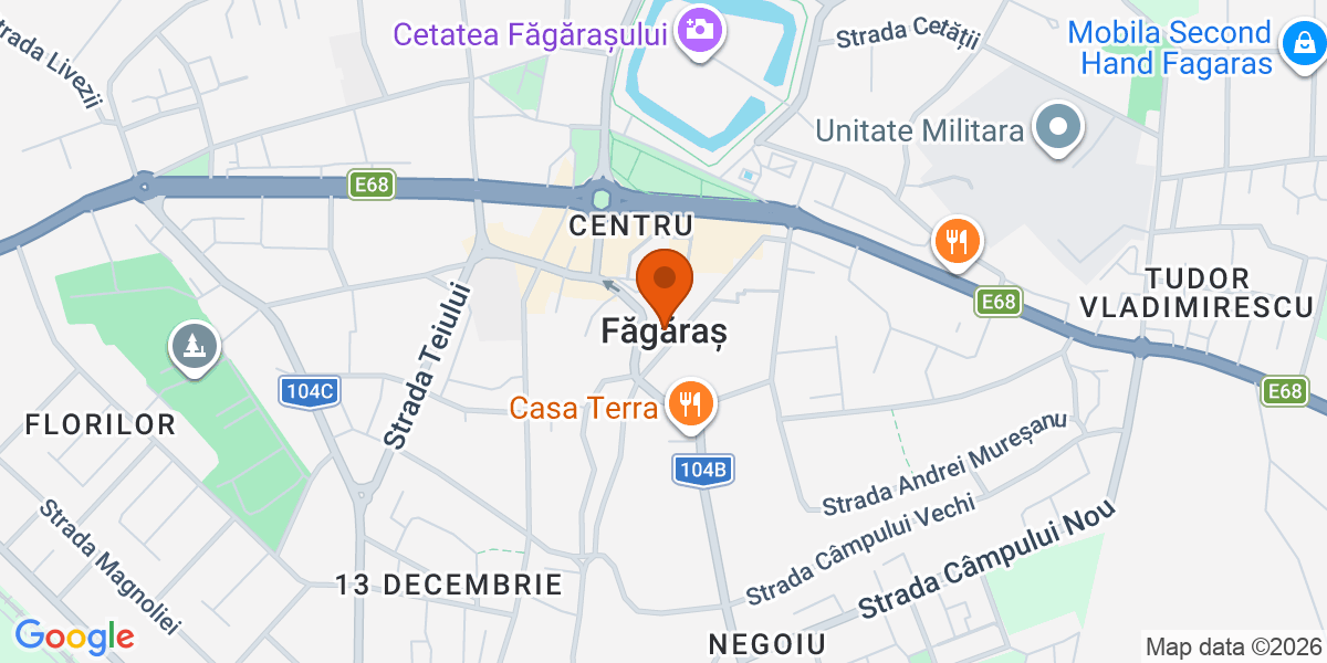 Hartă - Făgăraș Jud. Brașov
