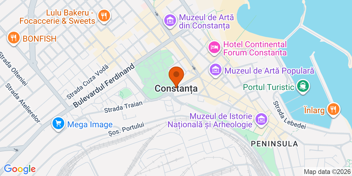 Hartă - Constanța