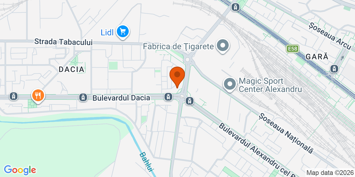 Hartă - Bulevardul Dacia 2, Iași
