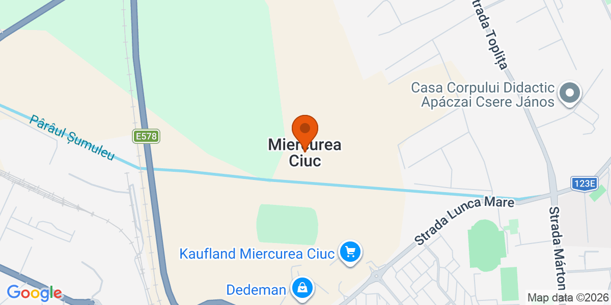 Hartă - Miercurea Ciuc